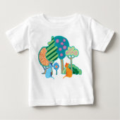 庭の猫 ベビーTシャツ (正面)