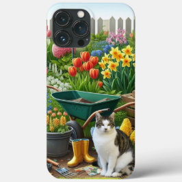 庭の猫 / 猫好きさんへ iPhone 13 PRO MAXケース