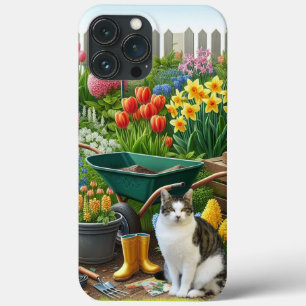 庭の猫 / 猫好きさんへ iPhone 13 PRO MAXケース