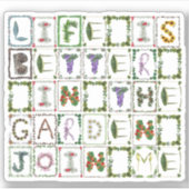 庭の生活がより良い\庭師の恋人 シール (正面)