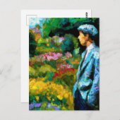 庭の男 ポストカード (正面/裏面)