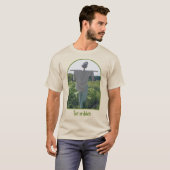 庭の畑のかかし オーダーメイド Tシャツ (正面フル)