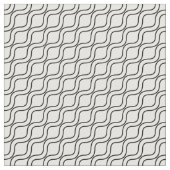 庭の白黒の幾何学の蛇紋様 ファブリック (クローズアップ)