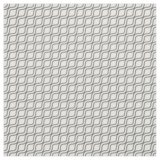 庭の白黒の幾何学の蛇紋様 ファブリック (見本)