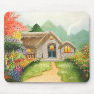 庭の眺めのmousepad マウスパッド