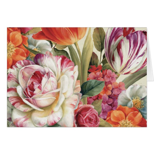 庭の眺めは花を投げました (正面横)