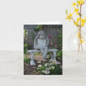 庭の空白のなnotecard カード (黄色い花)