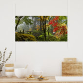 庭の紅葉日本のポスター ポスター (キッチン)