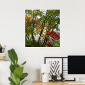 庭の紅葉日本のポスター ポスター (ホームオフィス)