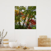 庭の紅葉日本のポスター ポスター (キッチン)