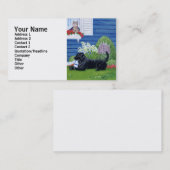 庭の絵画のラブラドール 名刺 (正面/裏面)