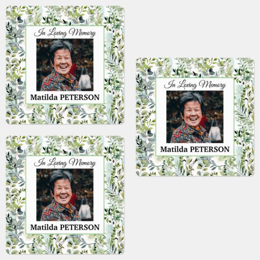 庭の緑離れの葬儀用接着剤/防水 ラベル (グループ)