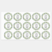 庭の緑離れの葬儀用接着剤/防水 ラベル (シート)