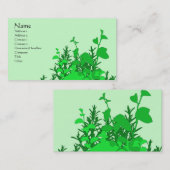 庭の緑 名刺 (正面/裏面)