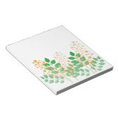 庭の花と葉 ノートパッド (アングル)