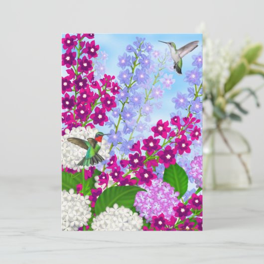 庭の花のハチドリは日付を救います セーブザデート (スタンド正面)