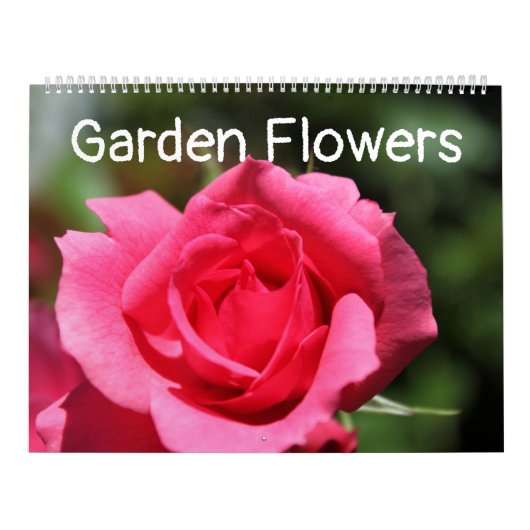 庭の花の写真アート カレンダー (カバー)