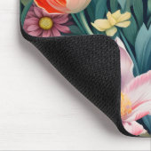 庭の花の色 マウスパッド (コーナー)