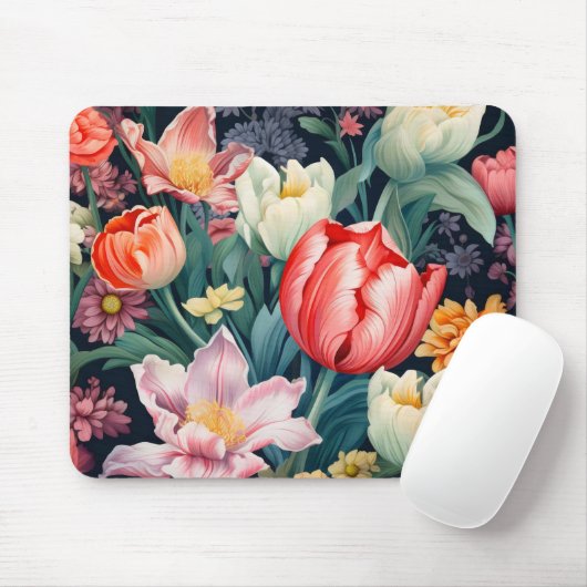 庭の花の色 マウスパッド (マウス)