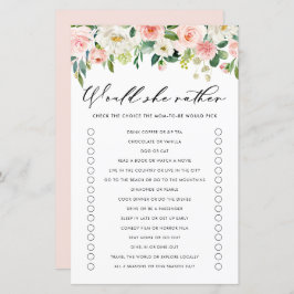 庭の花は、むしろ赤ん坊シャワー