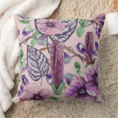 庭の花シームレスパターン枕 クッション (ブランケット)