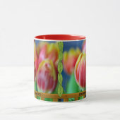 庭の花チューリップ私は私の庭を個人的に愛する マグカップ (中央)