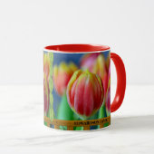 庭の花チューリップ私は私の庭を個人的に愛する マグカップ (正面右)
