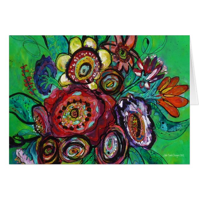 庭の花束 (正面横)