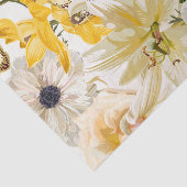 庭の花魔法のユリ、バラ、アネモネの花 薄葉紙 (詳細)