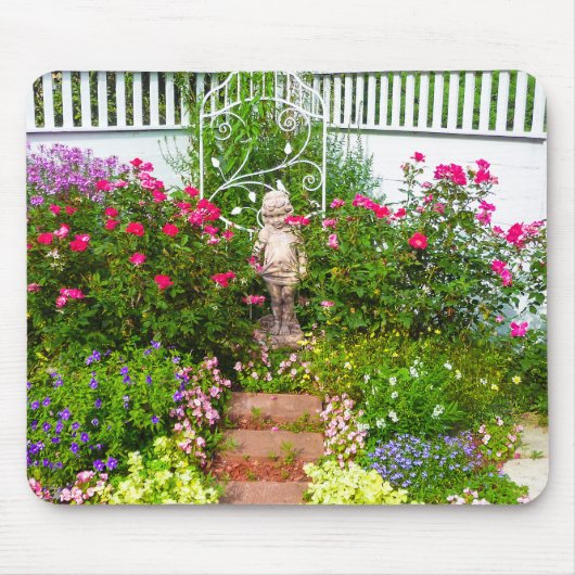 庭の花 マウスパッド (正面)