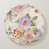 庭の花 ラウンドクッション (裏面)