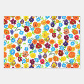 庭の花 ラッピングペーパーシート (正面)