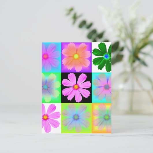 庭の花 – 9 – はがき (スタンド正面)