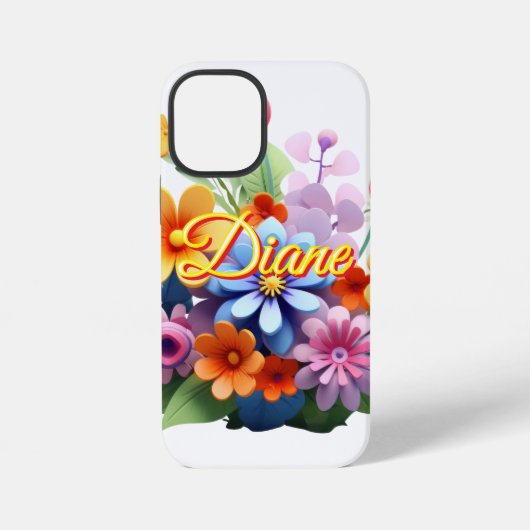 庭の花 iPhoneケース (裏面)