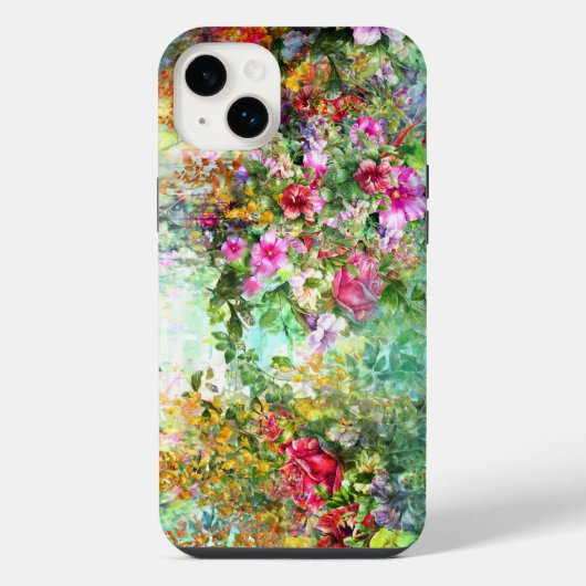 庭の花 iPhoneケース (裏面)