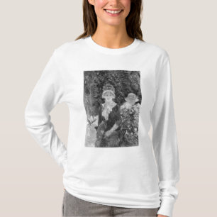 庭の若い女性、1883年 Tシャツ