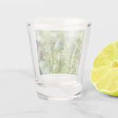 庭の若い新緑を目覚めさせる ショットグラス (裏面)