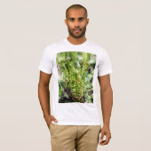 庭の若葉のシダ Tシャツ (正面フル)