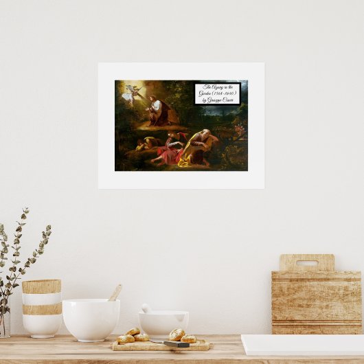 庭の苦悩 ポスター (キッチン)