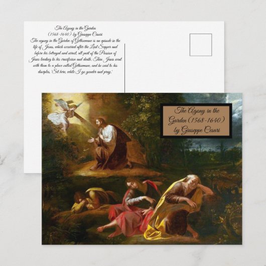 庭の苦悩 ポストカード (正面/裏面)