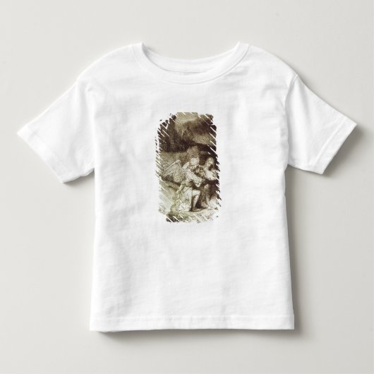 庭の苦悶 トドラーTシャツ (正面)