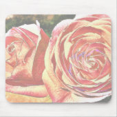 庭の茶色のバラ マウスパッド (正面)