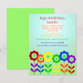 庭の虹 招待状 (正面/裏面)