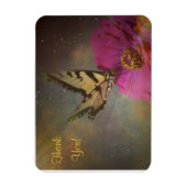 庭の蝶サンキューマグネット マグネット (縦)