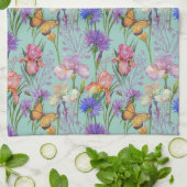 庭の蝶 キッチンタオル (折り畳み)