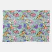 庭の蝶 キッチンタオル (横)