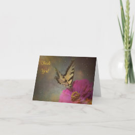 庭の蝶 サンキューカード