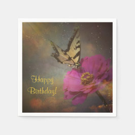 庭の蝶 スタンダードカクテルナプキン