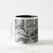 庭の計画およびChiswの家の眺め ツートーンマグカップ (正面左)