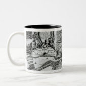 庭の計画およびChiswの家の眺め ツートーンマグカップ (左)